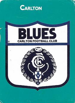 1988 Scanlens VFL #1 Carlton Blues Front